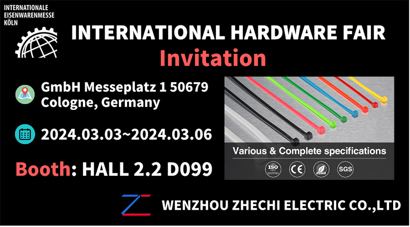 【Invitation】 ZHECHI inviterer dig oprigtigt til at deltage i INTERNATIONAL HARDWARE FAIRir